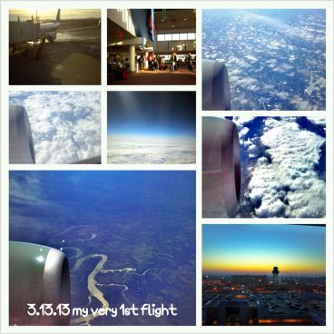 My first flight 2013